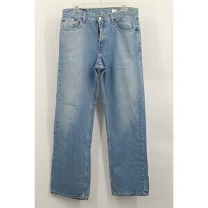 Levi's Women's 100% Cotton Low Rise Loose Fit Jeans Straight Leg Size 10 Blue